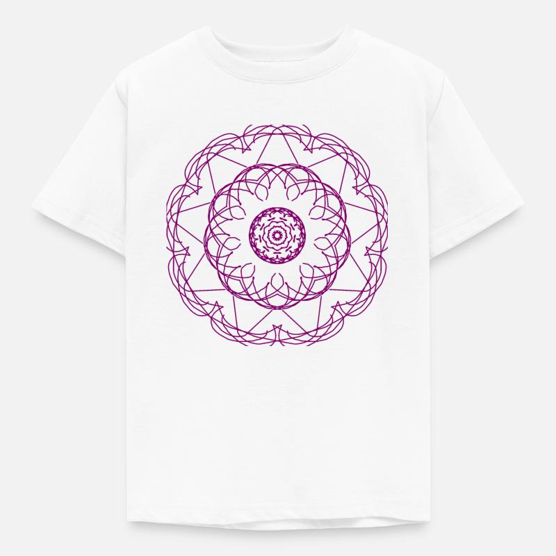 Muster - Kinder T-Shirt - Weiß