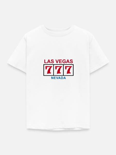 Las Vegas - Kinder T-Shirt - Weiß