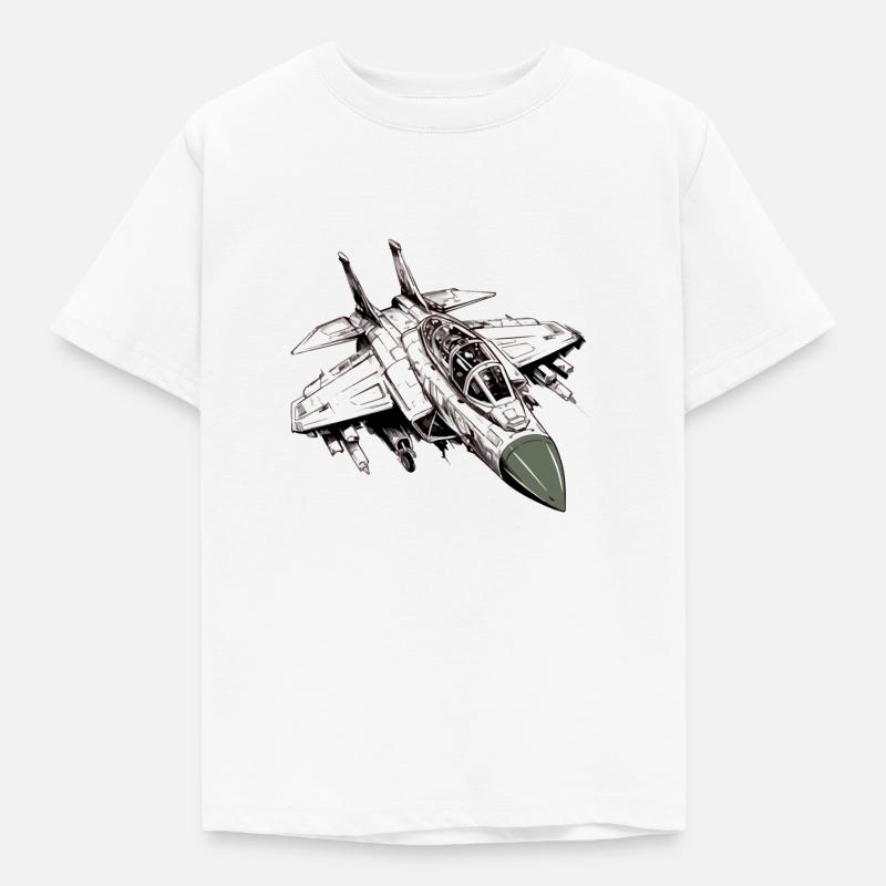 Silberpfeil-Ebene - Kinder T-Shirt - Weiß