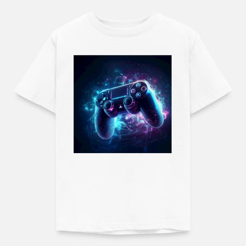 Game controller - Kids' T-Shirt - white
