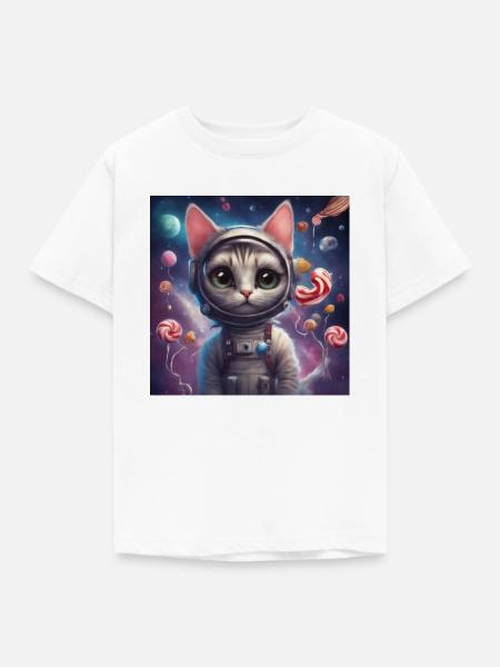 Katze Katze Katze - Kinder T-Shirt - Weiß