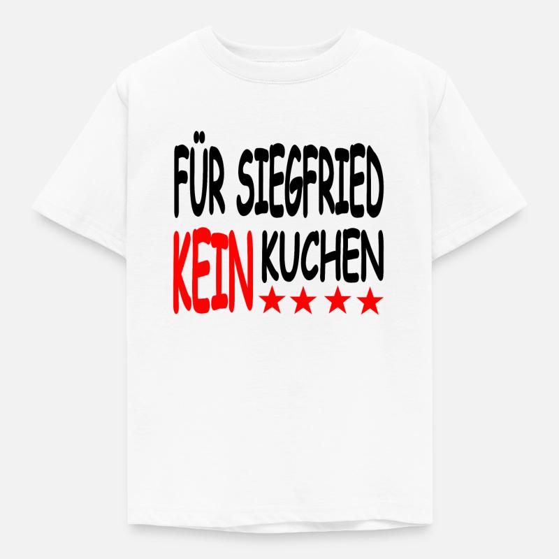 Kuchen - Kinder T-Shirt - Weiß