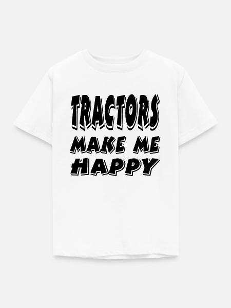 Traktor - Kinder T-Shirt - Weiß