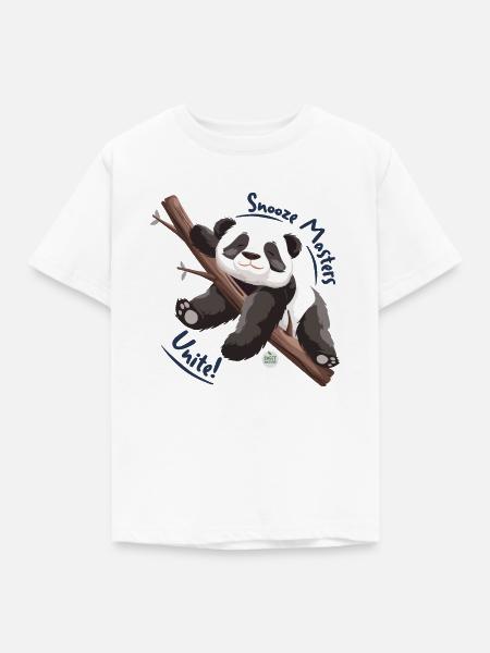 Snooze Masters vereinigt euch! - Kinder T-Shirt - Weiß
