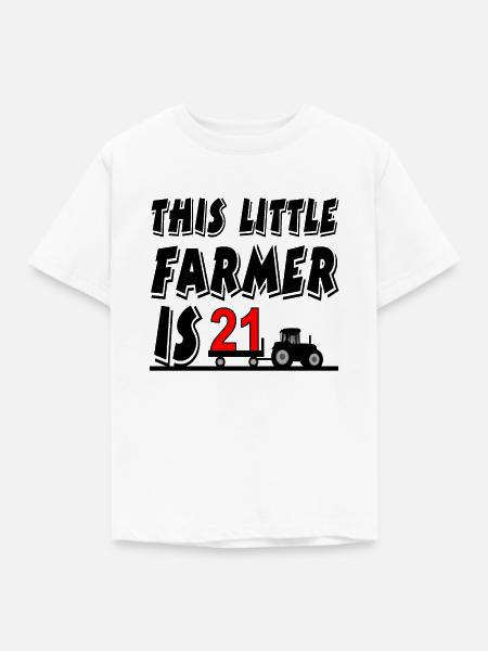 Bauer - Kinder T-Shirt - Weiß