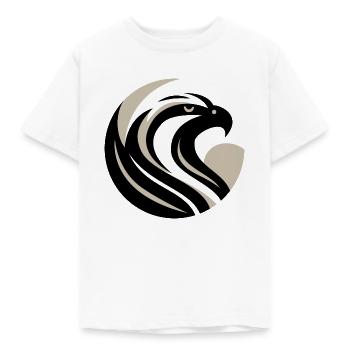 Stilisierter Adlerkopf - Kinder T-Shirt - Weiß - Vorne - AI Model Kid Male (0cm)