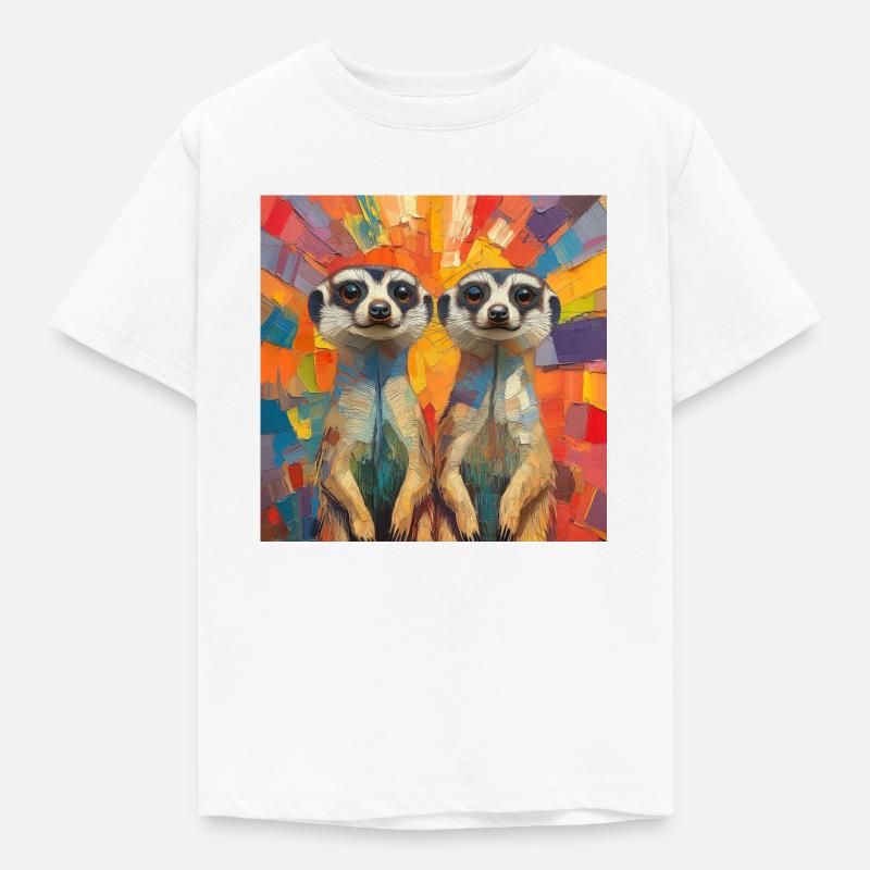 Suricates - T-shirt Enfant - blanc