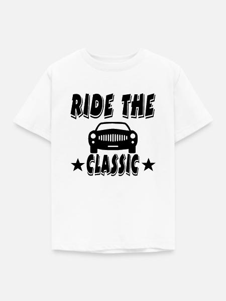 Auto - Kinder T-Shirt - Weiß