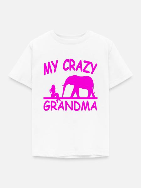 Oma - Kinder T-Shirt - Weiß