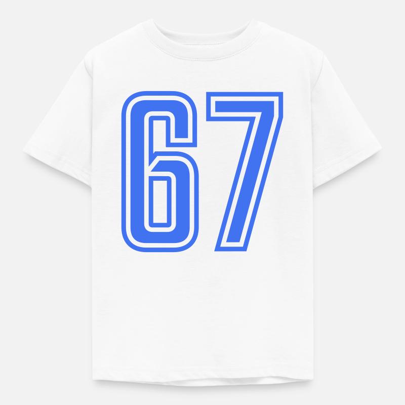 67 - Børne-T-shirt - hvid