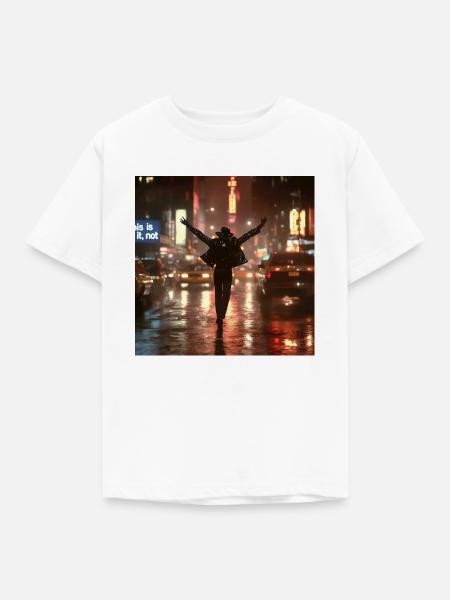 Michael - Kinder T-Shirt - Weiß