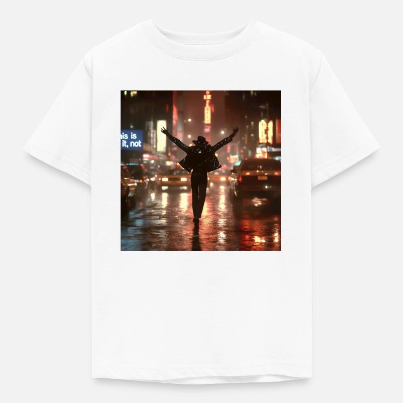 Michael - Kinder T-Shirt - Weiß