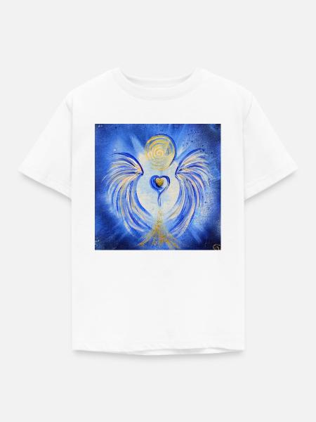 Herzengel Stressfrei - Kinder T-Shirt - Weiß