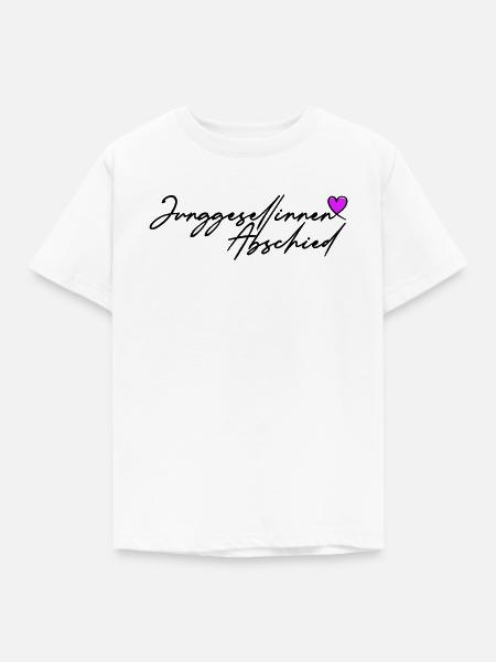 Junggesellinnen Abschied Herz - Kinder T-Shirt - Weiß
