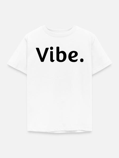 Vibe. - Kinder T-Shirt - Weiß