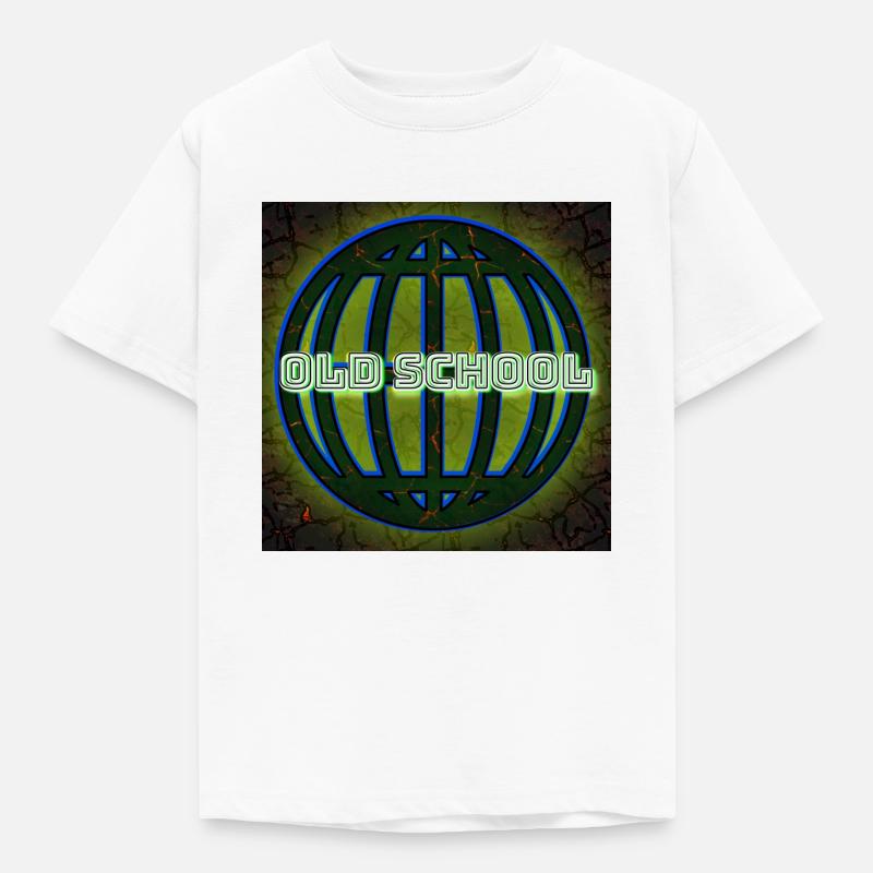 OLD SCHOOL (Alte Schule) - Abbild - 2023 - Kinder T-Shirt - Weiß