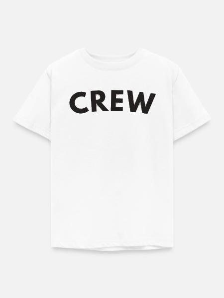 Crew - Kinder T-Shirt - Weiß