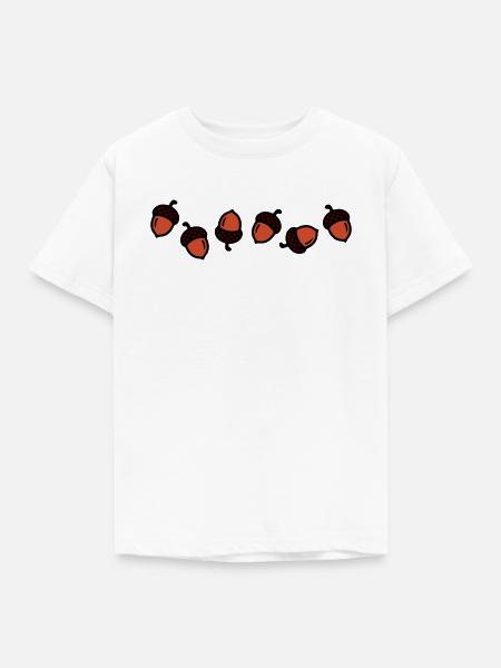 Eichel Comic - Kinder T-Shirt - Weiß