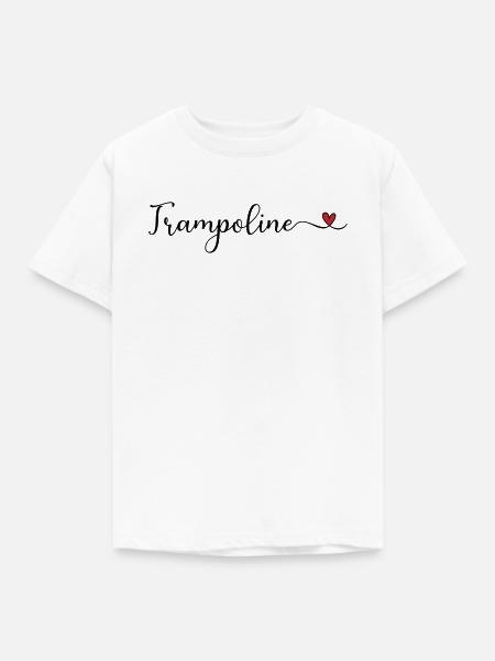 Trampolin - Kinder T-Shirt - Weiß