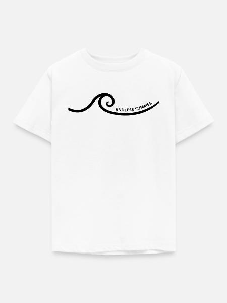 endless summer - Kinder T-Shirt - Weiß