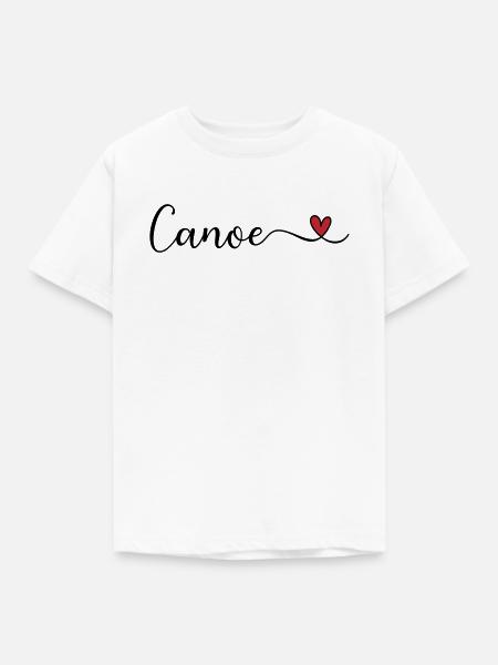 Kanu - Kinder T-Shirt - Weiß