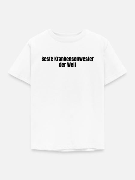Beste Krankenschwester der Welt Geschenk - Kinder T-Shirt - Weiß