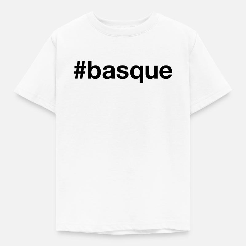 BASQUE Basque Country Hashtag - Kids' T-Shirt - white