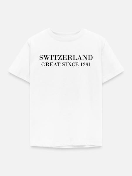 Switzerland great since 1291 - Kinder T-Shirt - Weiß