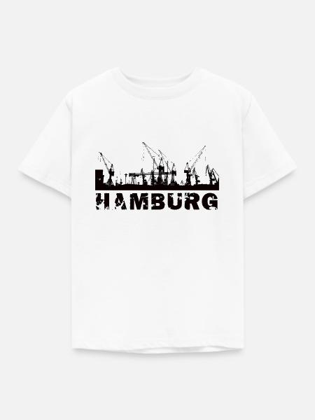 Hamburg - Kinder T-Shirt - Weiß