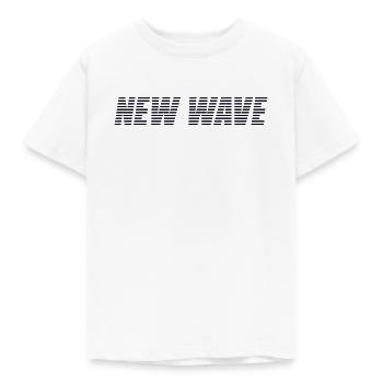 New wave - T-shirt Enfant - blanc - Devant - AI Model Kid Male (0cm)