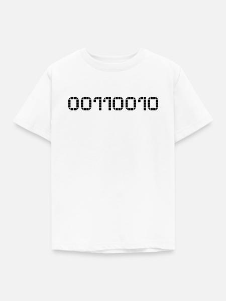 Binäre Schreibweise - 50 - Kinder T-Shirt - Weiß