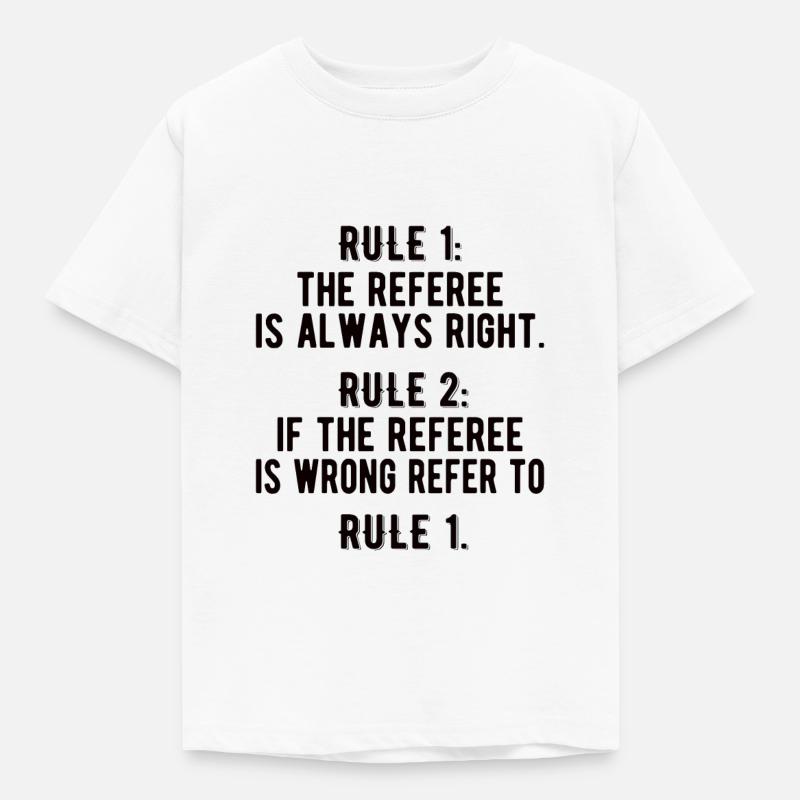 Referee Papa Referee Impartial Shiri - Kids' T-Shirt - white