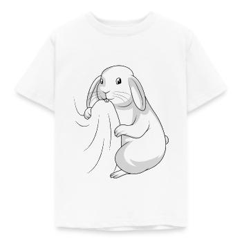 Hasen - Kinder T-Shirt - Weiß - Vorne - AI Model Kid Male (0cm)
