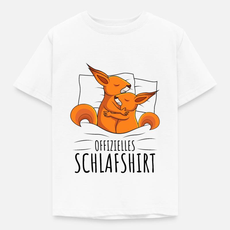 Eichhörnchen - Kinder T-Shirt - Weiß