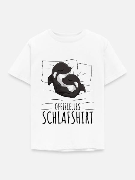 Orca Wal - Kinder T-Shirt - Weiß