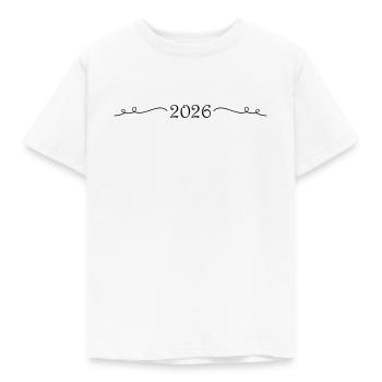 Ornement 2026 - T-shirt Enfant - blanc - Devant - AI Model Kid Male (0cm)