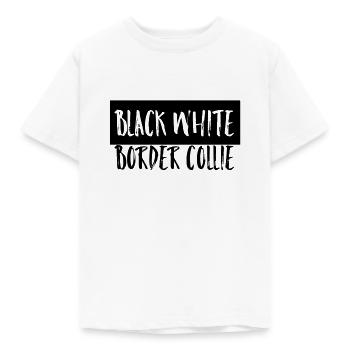 Border collie - T-shirt Enfant - blanc - Devant - AI Model Kid Male (0cm)