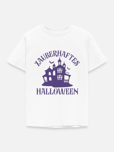 Zauberhaftes Halloween - Kinder T-Shirt - Weiß