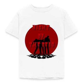 Night of the dead - Kids' T-Shirt - white - Front - AI Model Kid Male (0cm)