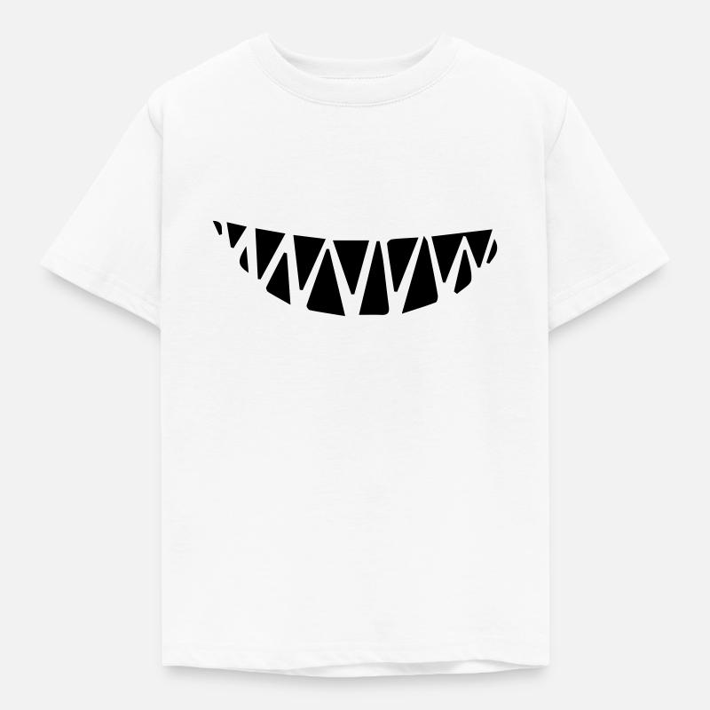 Smiling teeth minimum distance - Kids' T-Shirt - white