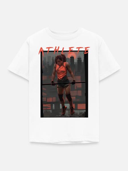 Athlete - Kinder T-Shirt - Weiß
