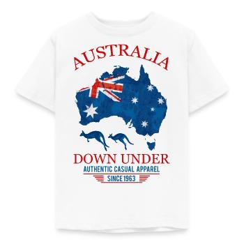 AUSTRALIA - DOWN UNDER 2 - Kinder T-Shirt - Weiß - Vorne - AI Model Kid Male (0cm)