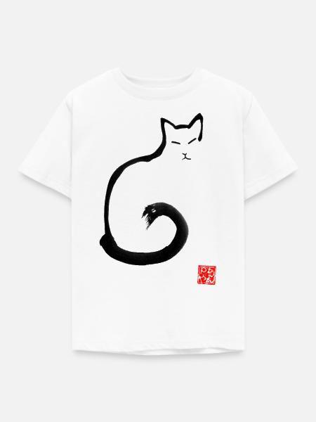 archetypischer neko - Kinder T-Shirt - Weiß