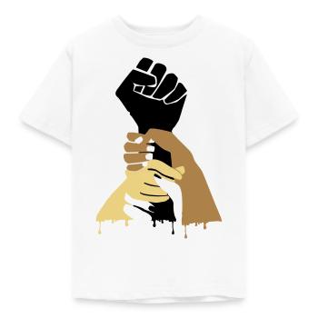 Solidarity - One Struggle - One Fight - Kids' T-Shirt - white - Front - AI Model Kid Male (0cm)
