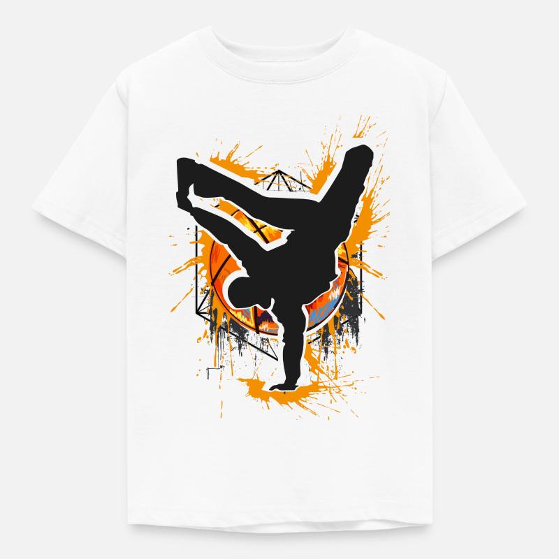 Breakdance - Breakdancer - Breakdancing - Bboy - T-shirt Enfant - blanc