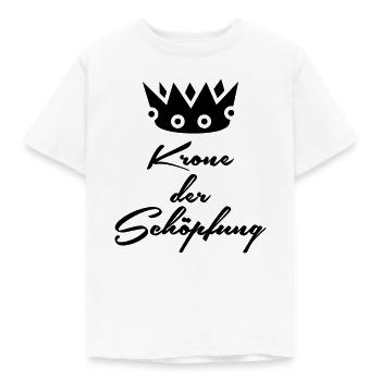 Couronne de création - T-shirt Enfant - blanc - Devant - AI Model Kid Male (0cm)