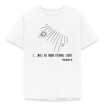 Bibelvers - Christlich - Kinder T-Shirt - Weiß - Vorne - AI Model Kid Male (0cm)