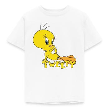 Looney Tunes Tweety Bird Pose - Kids' T-Shirt - white - Front - AI Model Kid Male (0cm)