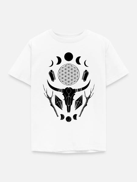 Schamanischen - Kinder T-Shirt - Weiß
