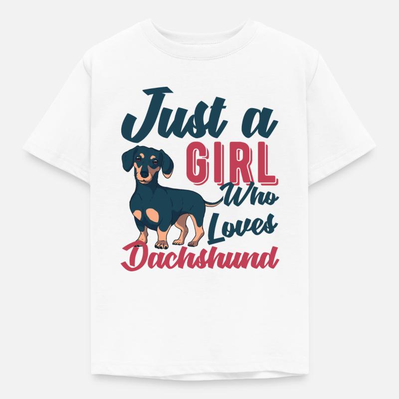 Teckel. teckel - T-shirt Enfant - blanc